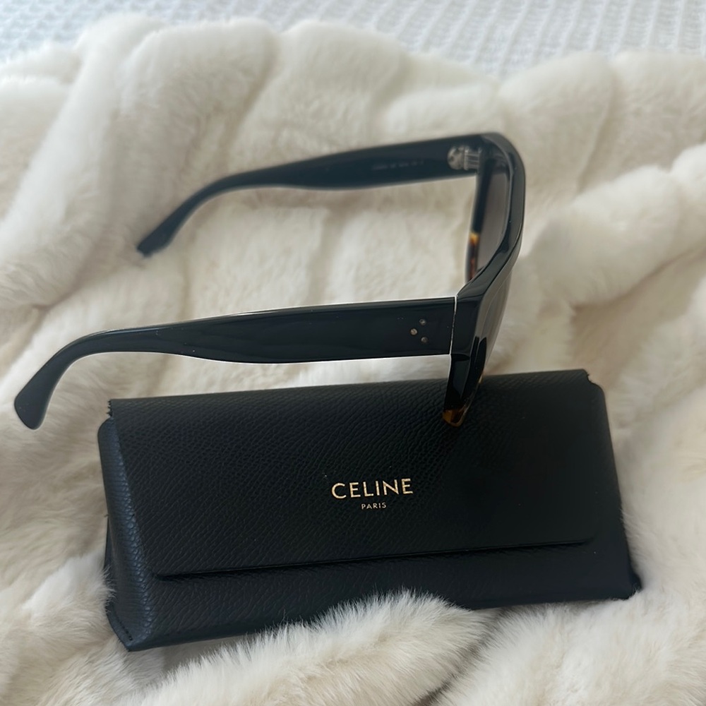 Celine Black and Brown Sunglasses - Picture 2 of 5